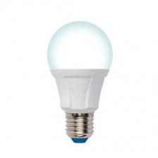 LED-A60 12W/4000K/E27/FR/DIM PLP01WH Лампа светодиодная, диммируемая. Форма «А», матовая. Серия Яркая. Белый свет (4000К). Картон. ТМ Uniel.