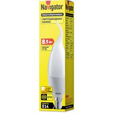 Светодиодная лампа свеча Navigator 61 330 NLL-FC37-8.5-230-2.7K-E14-FR, цена за 1 шт.