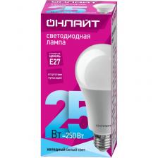Светодиодная лампа груша ОНЛАЙТ 61 954 OLL-A60-25-230-4K-E27, цена за 1 шт.
