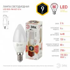 Лампочка светодиодная ЭРА STD LED B35-9W-827-E14 E14 / Е14 9Вт свеча теплый белый свет. – фото 2