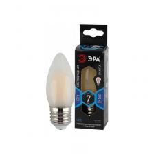 F-LED B35-7W-840-E27 frost Лампочка светодиодная ЭРА F-LED B35-7W-840-E27 frost Е27 / Е27 7Вт филамент свеча на ветру матовая нейтральный свет, цена за 1 шт