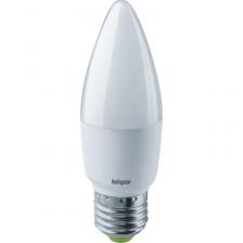 Светодиодная лампа свеча Navigator 61 329 NLL-C37-8.5-230-6.5K-E27-FR, цена за 1 шт. – фото 1