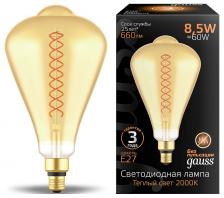 Лампа светодиодная Gauss Oversize E27 8.5Вт 2000K 157802105 Цвет арматуры разноцветный Цвет плафонов разноцветный Лампа светодиодная Gauss Oversize E27 8.5Вт 2000K 157802105 Цвет арматуры разноцветный Цвет плафонов разноцветный