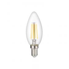 Светодиодная лампа свеча PLED OMNI C35 8w E14 3000K CL 230/50 Jazzway, цена за 1 шт.