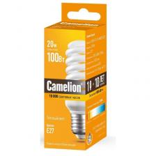Лампа энергосберегающая Camelion LH20 20 Вт E27 спиральная 2700 K (10598)