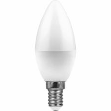Лампа светодиодная C35/C37, LB-97 (7W) 230V E14 6400K свеча