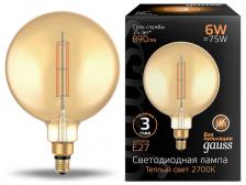 Лампа светодиодная Gauss Oversize E27 6Вт 2700K 154802118 Цвет арматуры разноцветный Цвет плафонов белый Лампа светодиодная Gauss Oversize E27 6Вт 2700K 154802118 Цвет арматуры разноцветный Цвет плафонов белый