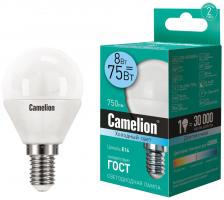 Лампа светодиодная Camelion E14 8Вт