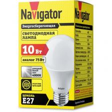 Светодиодная лампа груша Navigator 94 388 NLL-A60-10-230-4K-E27, цена за 1 шт.