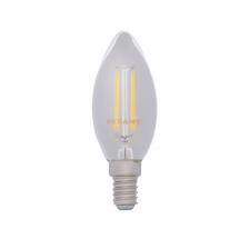 Лампа филаментная REXANT Свеча CN35 9.5 Вт 950 Лм 2400K E14 золотистая колба, цена за 1 шт