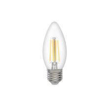 Светодиодная лампа свеча PLED OMNI C35 8w E27 3000K CL 230/50 Jazzway, цена за 1 шт.