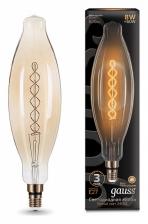 Лампа светодиодная Gauss LED Vintage Filament Flexible E27 8Вт 2400K 156802008 Цвет арматуры серебро Цвет плафонов белый Лампа светодиодная Gauss LED Vintage Filament Flexible E27 8Вт 2400K 156802008 Цвет арматуры серебро Цвет плафонов белый