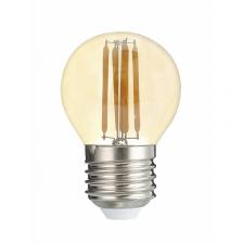 Светодиодная лампа шар PLED OMNI G45 6w E27 3000K Gold 230/50 Jazzway, цена за 1 шт.