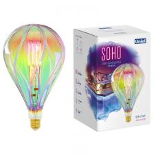 Лампы VINTAGE Uniel LED-SF31-5W/SOHO/E27/CW RAINBOW GLS77RB, цена за 1 шт