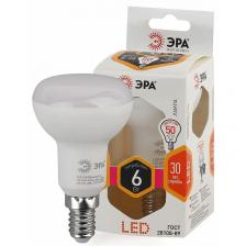 LED R50-6W-827-E14 Лампочка светодиодная ЭРА STD LED R50-6W-827-E14 Е14 / Е14 6Вт рефлектор теплый белый свет, цена за 1 шт