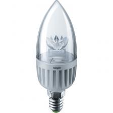 Светодиодная лампа свеча Navigator 71 854 NLL-C37-7-230-2.7K-E14-CL, цена за 1 шт. – фото 1