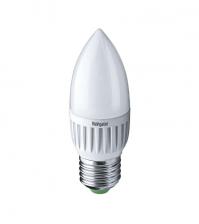 Лампа светодиодная 94 493 NLL-C37-7-230-2.7K-E27-FR 7Вт свеча 2700К тепл. бел. E27 500лм 176-264В Navigator 94493 Лампа светодиодная 94 493 NLL-C37-7-230-2.7K-E27-FR 7Вт свеча 2700К тепл. бел. E27 500лм 176-264В Navigator 94493