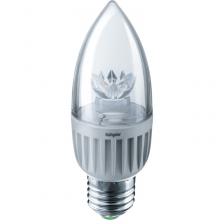 Светодиодная лампа свеча Navigator 71 851 NLL-C37-7-230-4K-E27-CL, цена за 1 шт. – фото 1