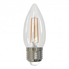 LED-C35-9W/4000K/E27/CL/DIM GLA01TR Лампа светодиодная диммируемая. Форма "свеча", прозрачная. Серия Air. Белый свет (4000K). Картон. ТМ Uniel.