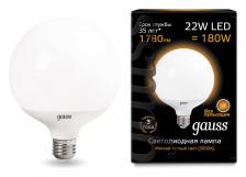 Лампа светодиодная Gauss 1051 E27 22Вт 3000K 105102122