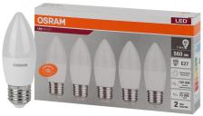 Лампа светодиодная LED Value LVCLB60 7SW/840 свеча матовая E27 230В 2х5 RU (уп.5шт) OSRAM 4058075578043