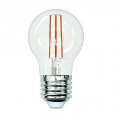 LED-G45-13W/4000K/E27/CL PLS02WH Лампа светодиодная. Форма "шар", прозрачная. Серия Sky. Белый свет (4000К). Картон. ТМ Uniel.