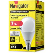 Светодиодная лампа шар Navigator 94 468 NLL-G45-7-230-4K-E14, цена за 1 шт.