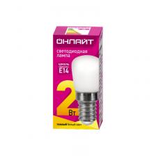 Лампа ОНЛАЙТ 61 118 OLL-T26-230-2.7K-E14, цена за 1 шт.