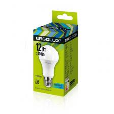 Лампа светодиодная Ergolux LED А 12Вт E27 4500К 1155Лм 240В 12151