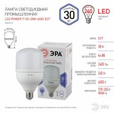 LED POWER T100-30W-6500-E27 Лампа светодиодная ЭРА STD LED POWER T100-30W-6500-E27 E27 / Е27 30 Вт колокол холодный дневной свет, цена за 1 шт