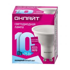 Светодиодная лампа GU10 ОНЛАЙТ 90 034 OLL-PAR16-10-230-4K-GU10, цена за 1 шт.
