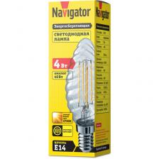 Светодиодная лампа свеча Navigator 71 311 NLL-F-TC35-4-230-2.7K-E14, цена за 1 шт.