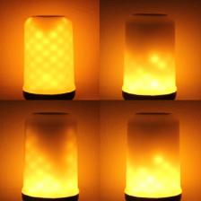 Огненная лампа - лампа с имитацией пламени, датчик гравитации, 9w, E27, белая – фото 1