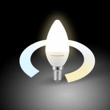 Лампа светодиодная Elektrostandard Умная лампа Свеча E14 5Вт 3300, 4200, 6500K BLE1438