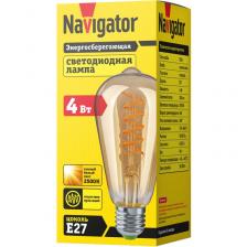 Лампа Navigator 61 628 NLL-F-ST64-4-230-2.5К-E27-SPIRAL, цена за 1 шт.