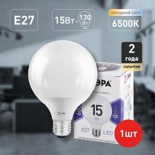 LED G95-15W-6000K-E27 Лампочка светодиодная ЭРА STD LED G95-15W-6000K-E27 E27 / Е27 15Вт шар холодный белый свет, цена за 1 шт LED G95-15W-6000K-E27 Лампочка светодиодная ЭРА STD LED G95-15W-6000K-E27 E27 / Е27 15Вт шар холодный белый свет, цена за 1 шт