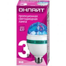 Лампа ОНЛАЙТ 61 120 OLL-DISCO-3-230-RGB-E27, цена за 1 шт.