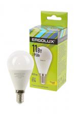 Лампа светодиодная ERGOLUX LED-G45-11W-E14-3K 11Вт E14 3000K BL1 – фото 1