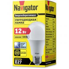 Светодиодная лампа груша Navigator 61 238 NLL-A60-12-230-6.5K-E27, цена за 1 шт.