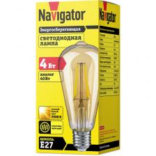 Лампа Navigator 61 485 NLL-F-ST64-4-230-2.5К-E27, цена за 1 шт.