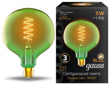 Лампа светодиодная Gauss Colored E27 5Вт 1800K 1012802105 Цвет арматуры серый Цвет плафонов серый Лампа светодиодная Gauss Colored E27 5Вт 1800K 1012802105 Цвет арматуры серый Цвет плафонов серый