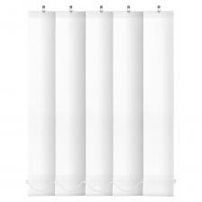 Ламели для вертикальных жалюзи 180 см Лайн белые (5 шт.)