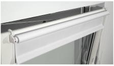 Рулонная штора Brabix Лён белый S-5, 60х175 см – фото 1