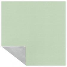 Рулонная штора Blackout Brabix светонепроницаемая миниролло (светло-зеленый/серебро), 50х175 см – фото 3