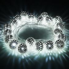 Гирлянда нить с мерцанием 2,8 м IP20 400-003 хром / холодный белый