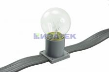 Belt-Light серый, патроны серые, 5 жил шаг 15 см патроны e27 IP20 100 м