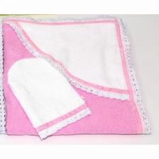 Пеленка-полотенце "Премиум", 0,96 х 0,96 (розовый, Стандарт)