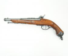 Макет пистолет кремневый Бресция, сталь (Италия, 1825 г.) DE-1013-G – фото 2
