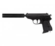Макет пистолет Вальтер PPK с глушителем (Германия, 1931 г.) DE-1311