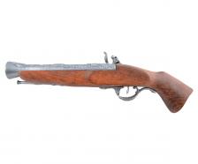 Макет пистолет кремневый «Мушкетон», сталь (Австрия, XVIII век) DE-1231-G – фото 1